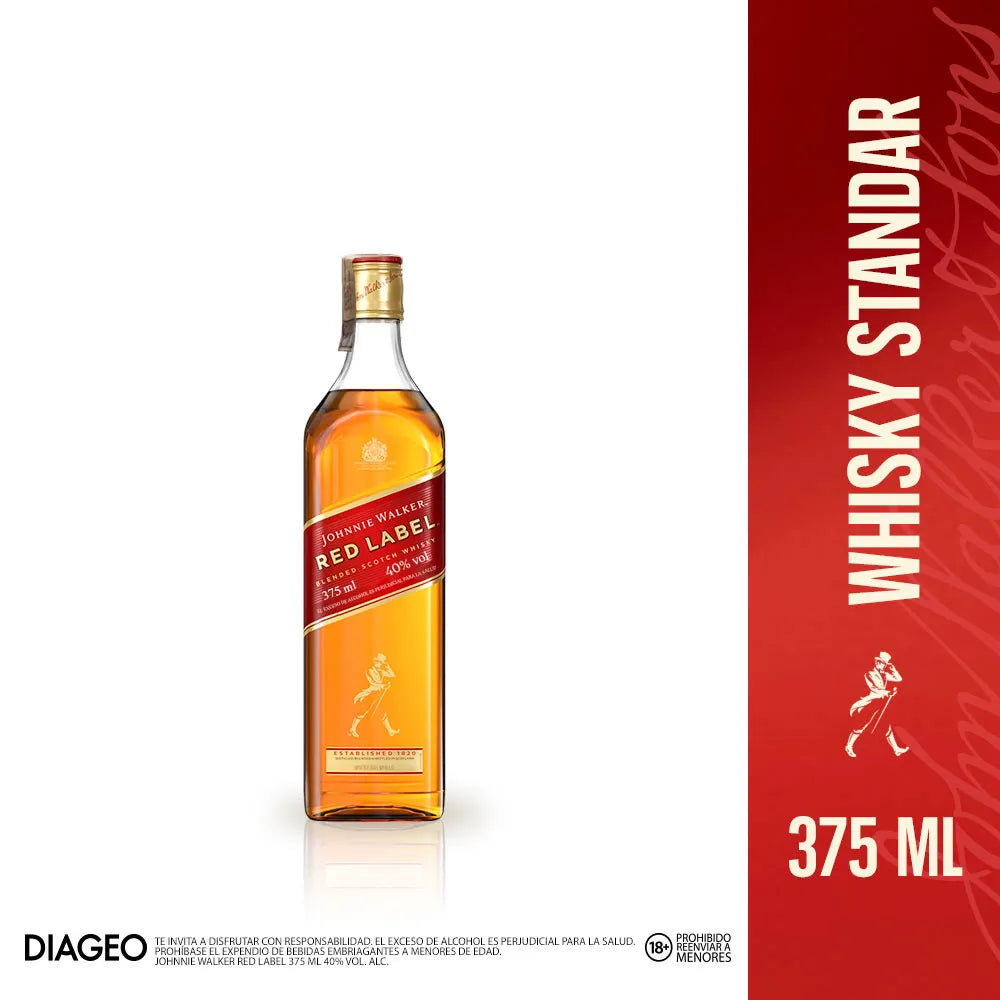 WHISKY SELLO ROJO 375 ML.